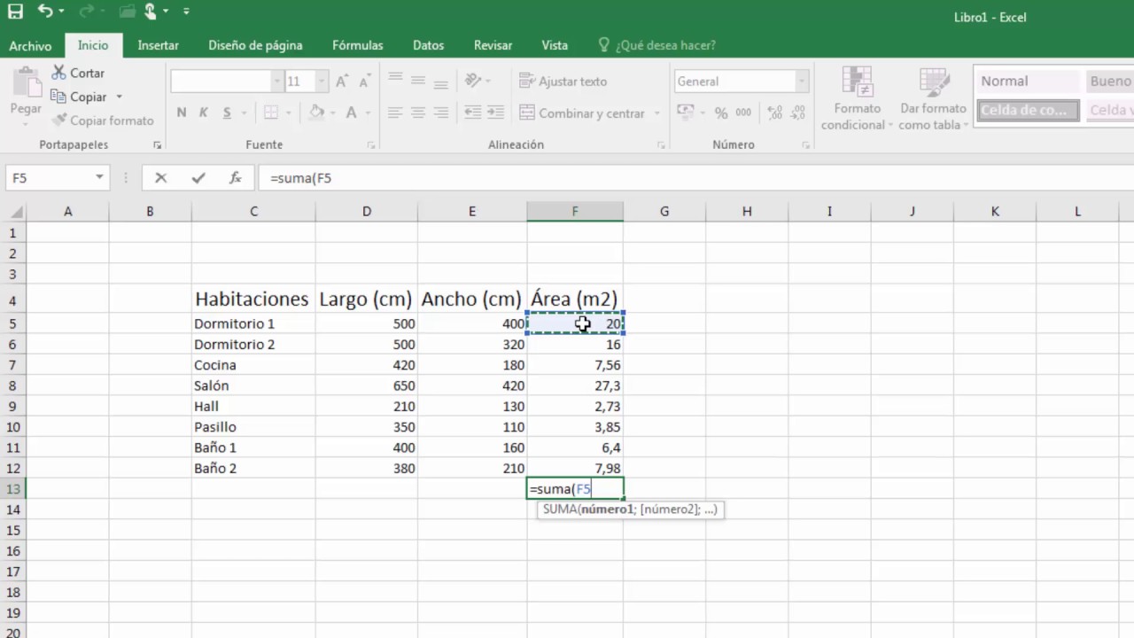Fórmula Para Sumar Varias Celdas En Excel Aprender Excel 9609