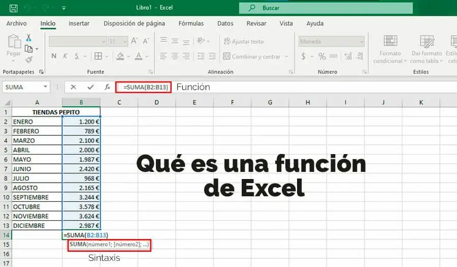 Para Qué Sirve La Sintaxis En Excel Aprender Excel 9131